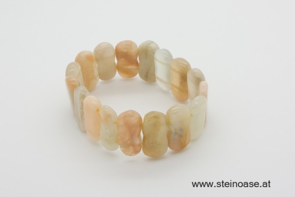 Armband Mondstein breit "Harmonie"